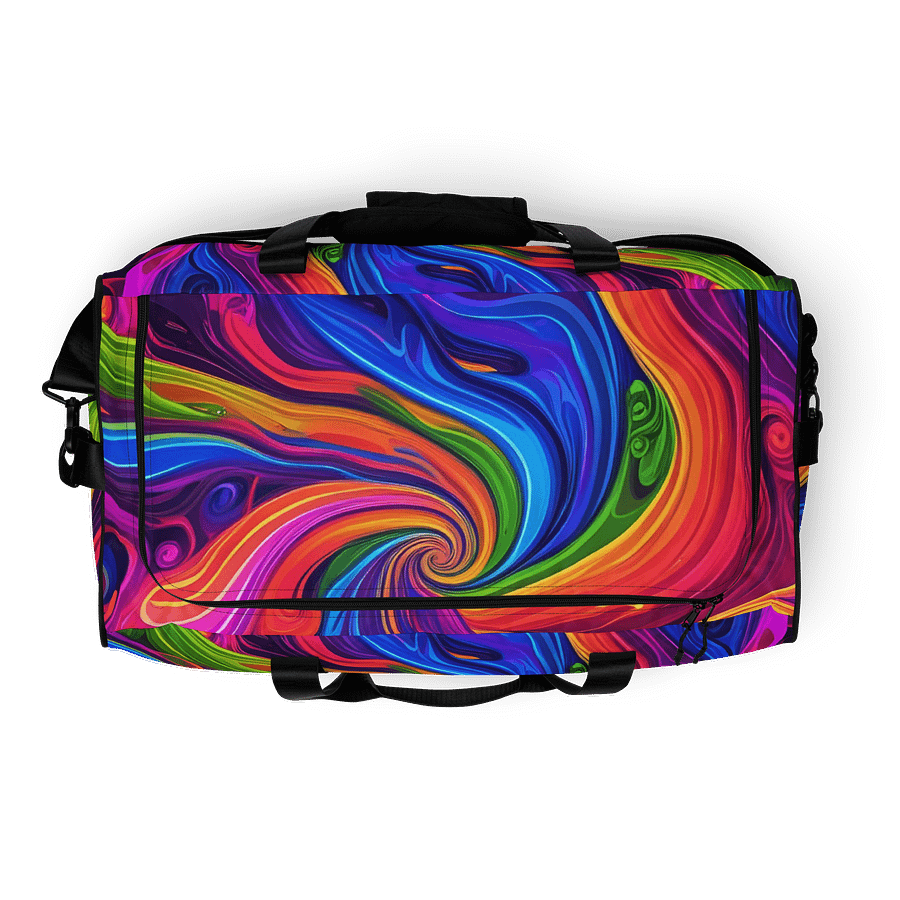 Vibrant Swirl All-Over Duffle Bag product image (8)