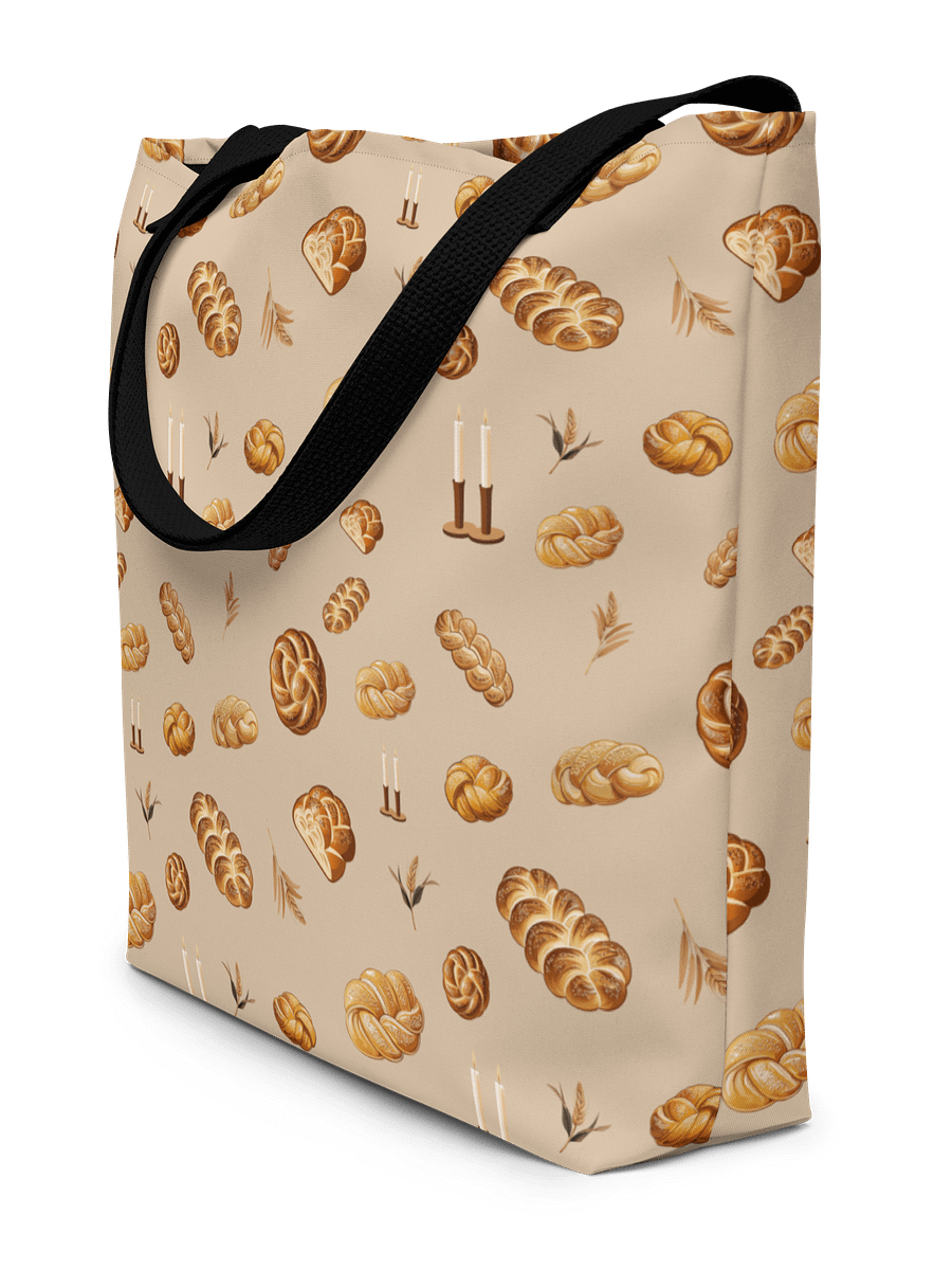 Pass the Challah - Large Tote Bag with Pocket product image (5)