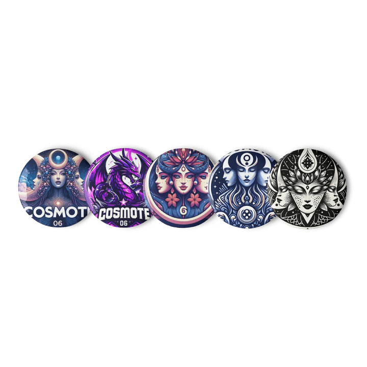 Triple Moon and Dragon Pins product image (2)