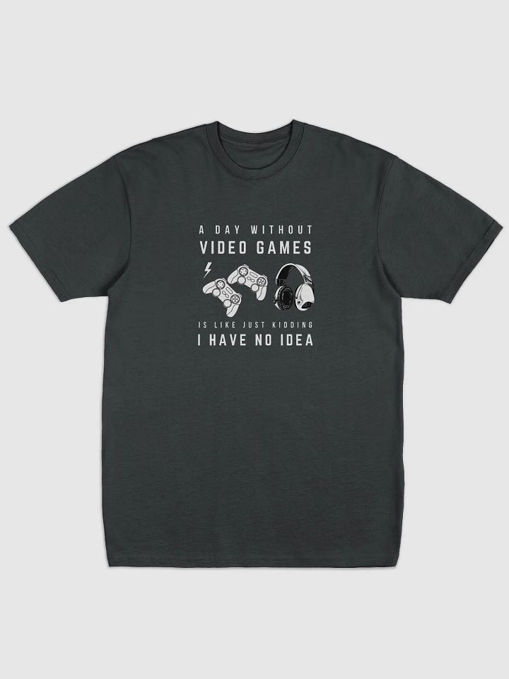 A day Without Video Games Cotton Heritage Men's Premium Heavyweight Tee product image (1)