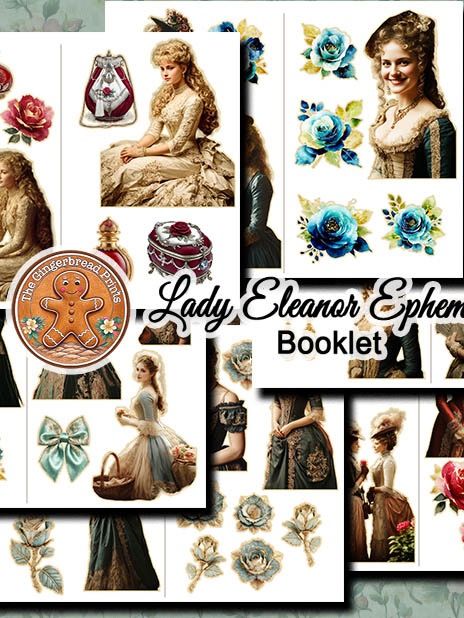 Lady Eleanor Ephemera Kit Digital Download product image (2)