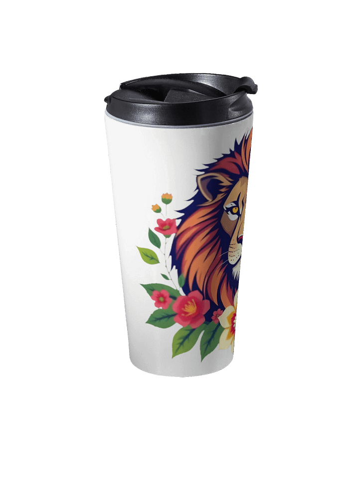 Floral Lion Travel Mug product image (2)