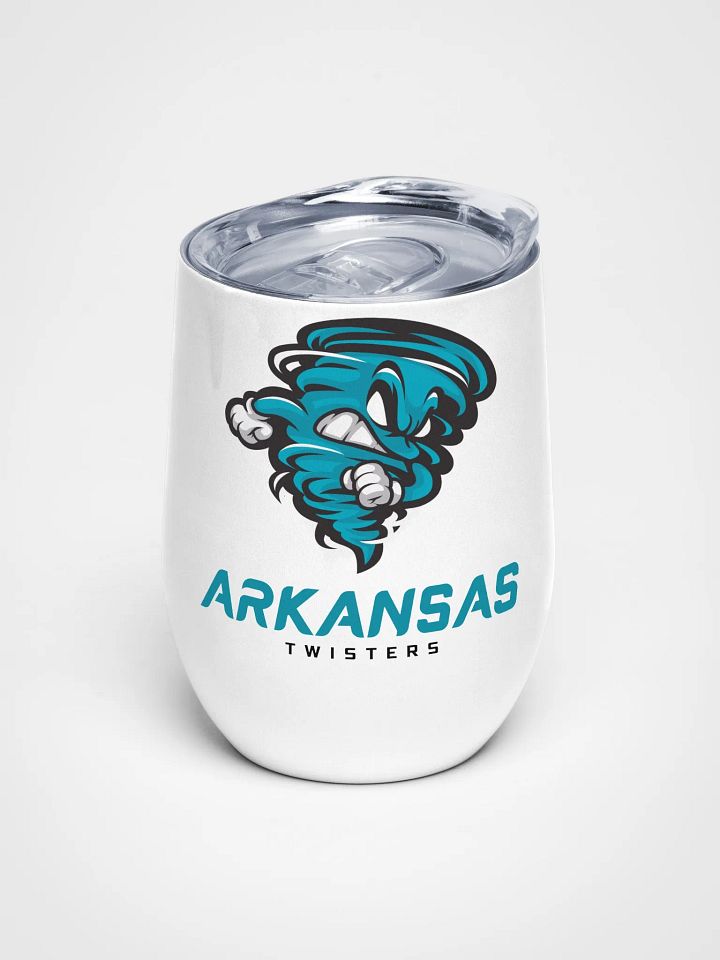 Arkansas Twisters Wine Tumbler product image (1)