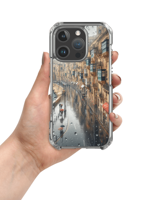 Rainy City Reflection iPhone® Case | AI Design product image (1)