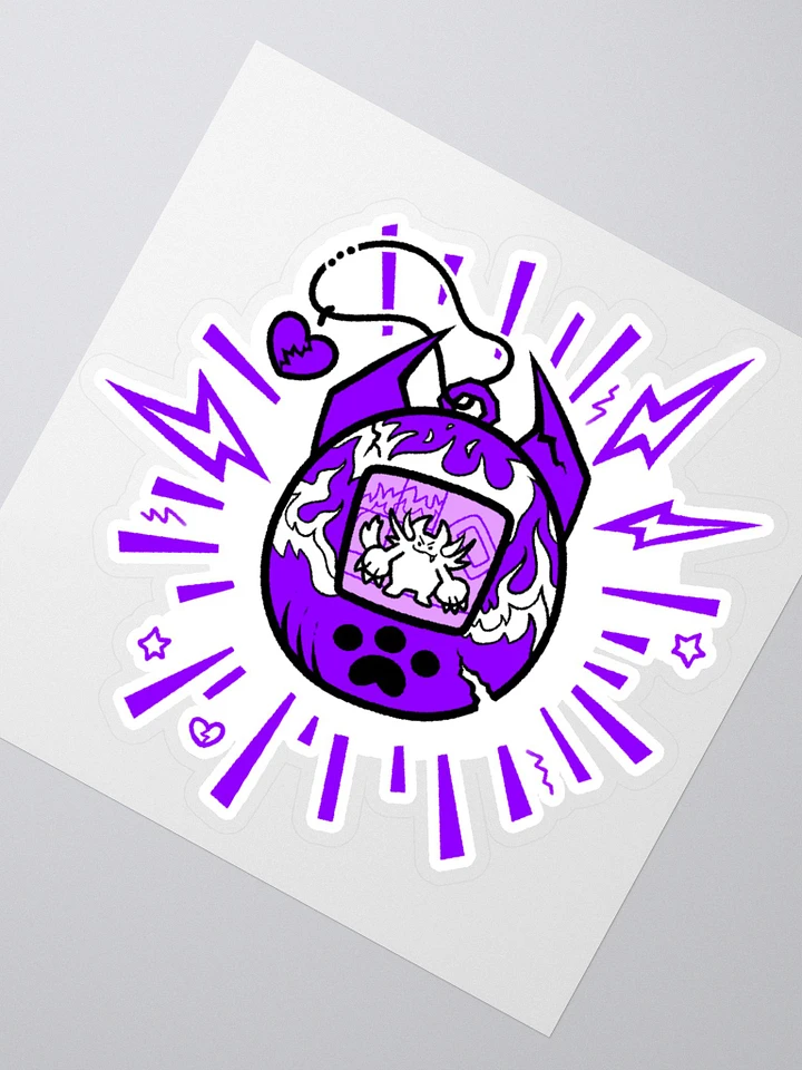 Heartbreaker Virtual Meow // Sticker - Purple product image (6)