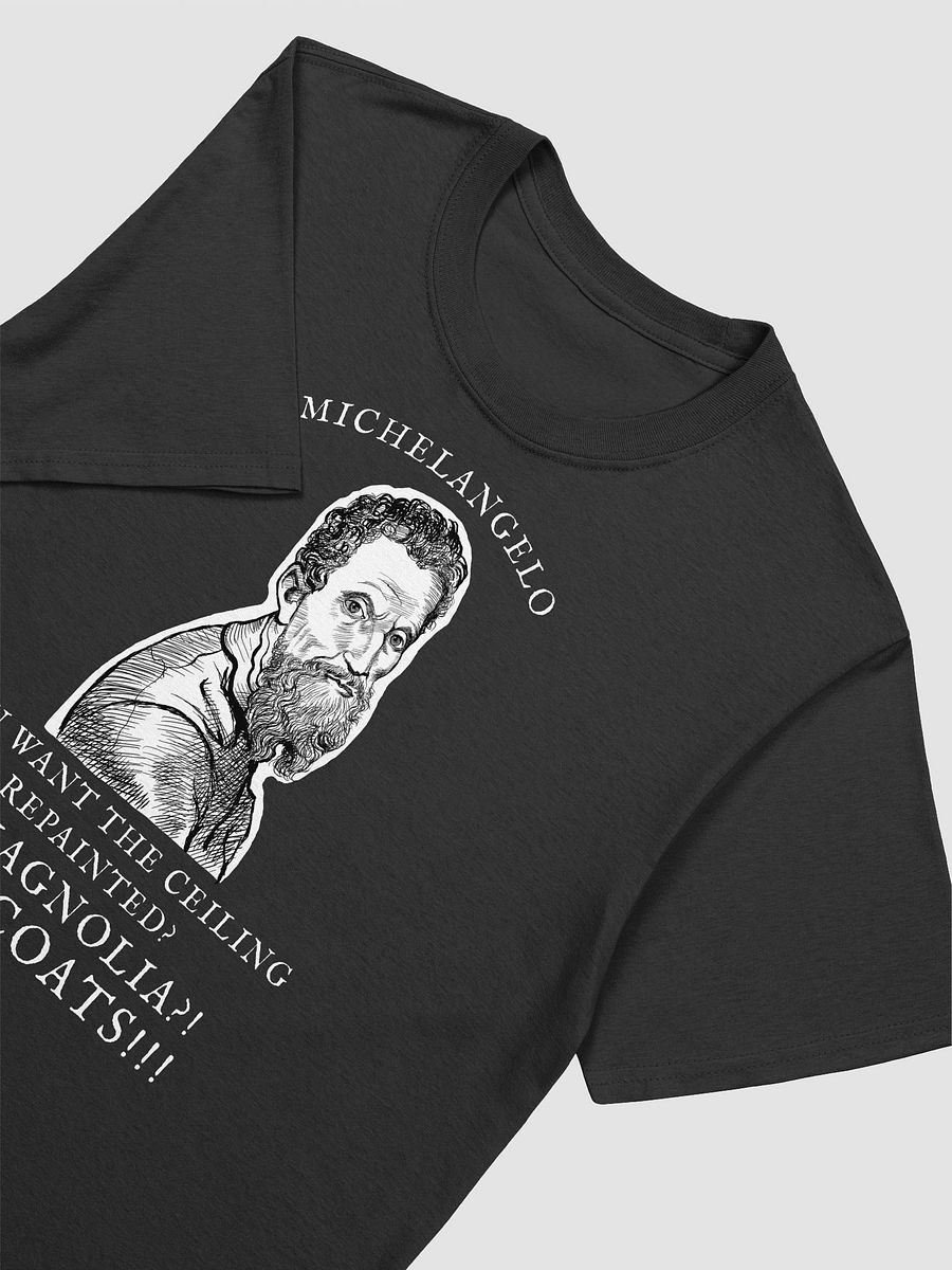 Funny Michelangelo T-shirt: Repaint the ceiling! product image (7)