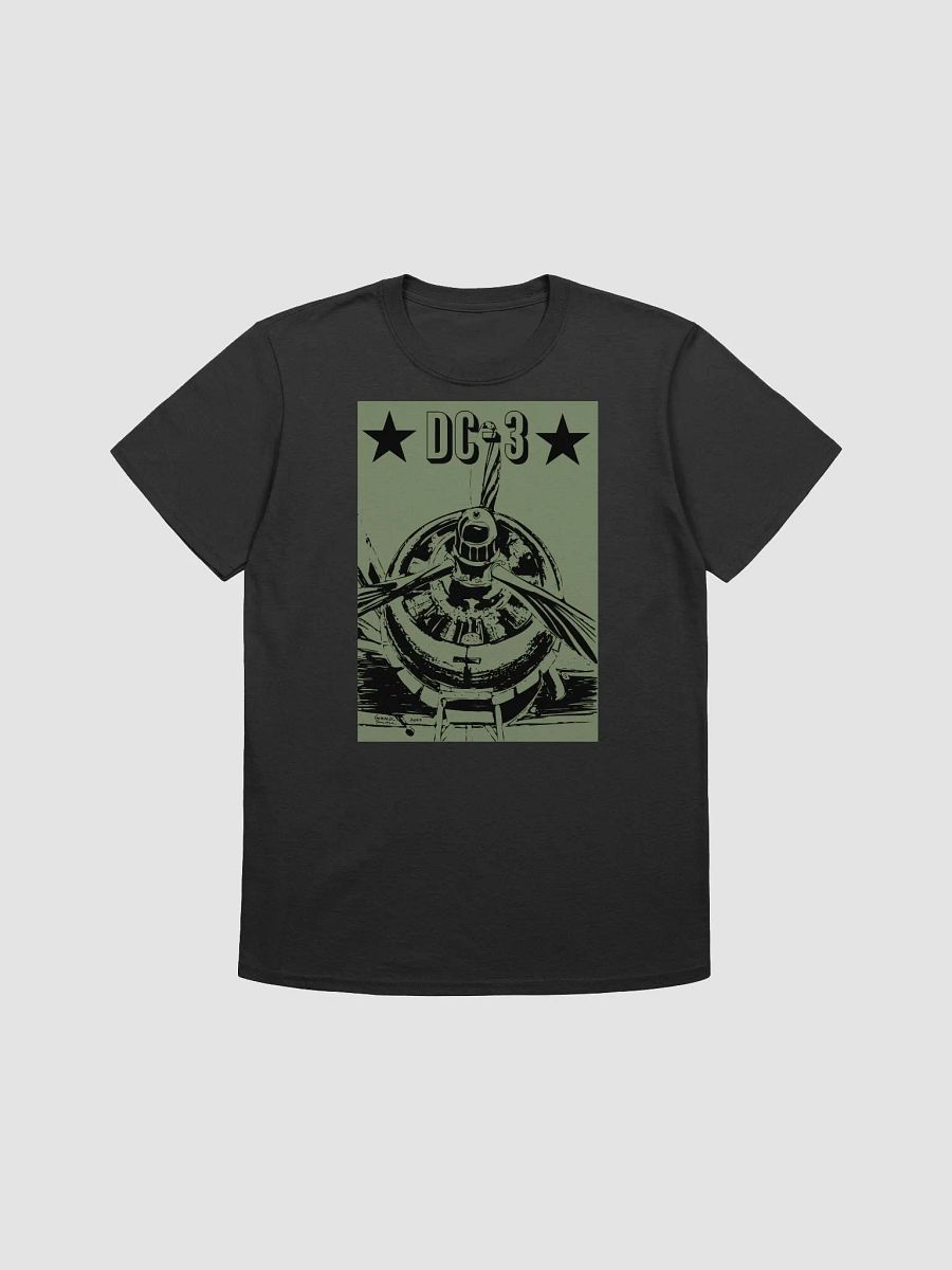 Dakota DC-3 Army Green & Black Unisex Softstyle T-shirt product image (1)