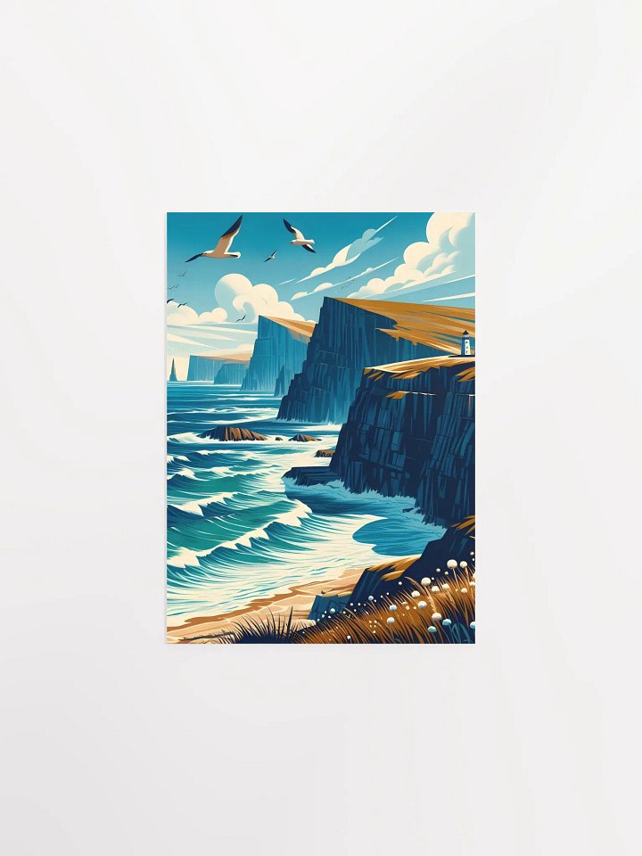 Sea Cliffs Matte Poster Print product image (4)