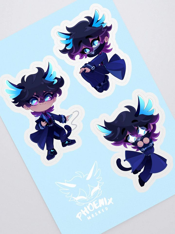 Phoenix Masked "Coat On" Sticker Sheet product image (1)