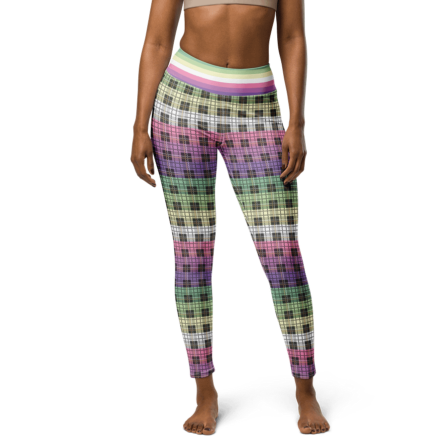 Genderfae Pride Plaid Leggings product image (1)