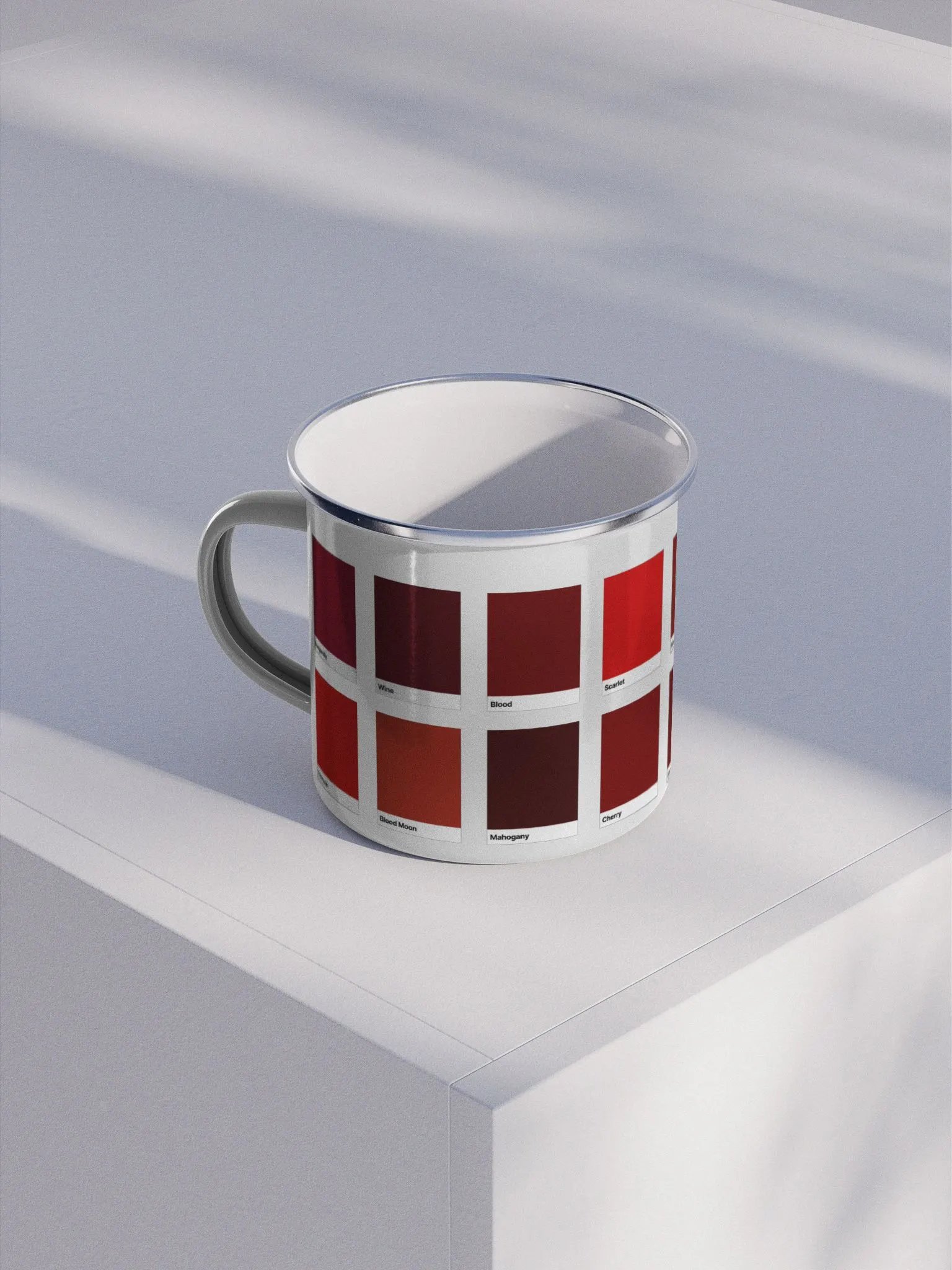 Shades of Red - Enamel Mug product image (2)