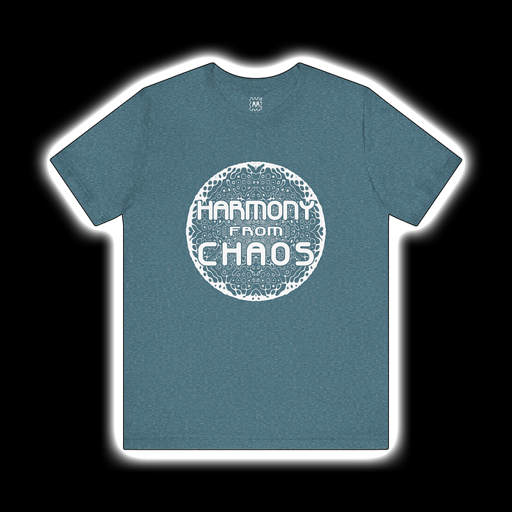 Cymatics - Harmony From Chaos Synthesizer T-Shirt (WHITE PRINT) product image (1)