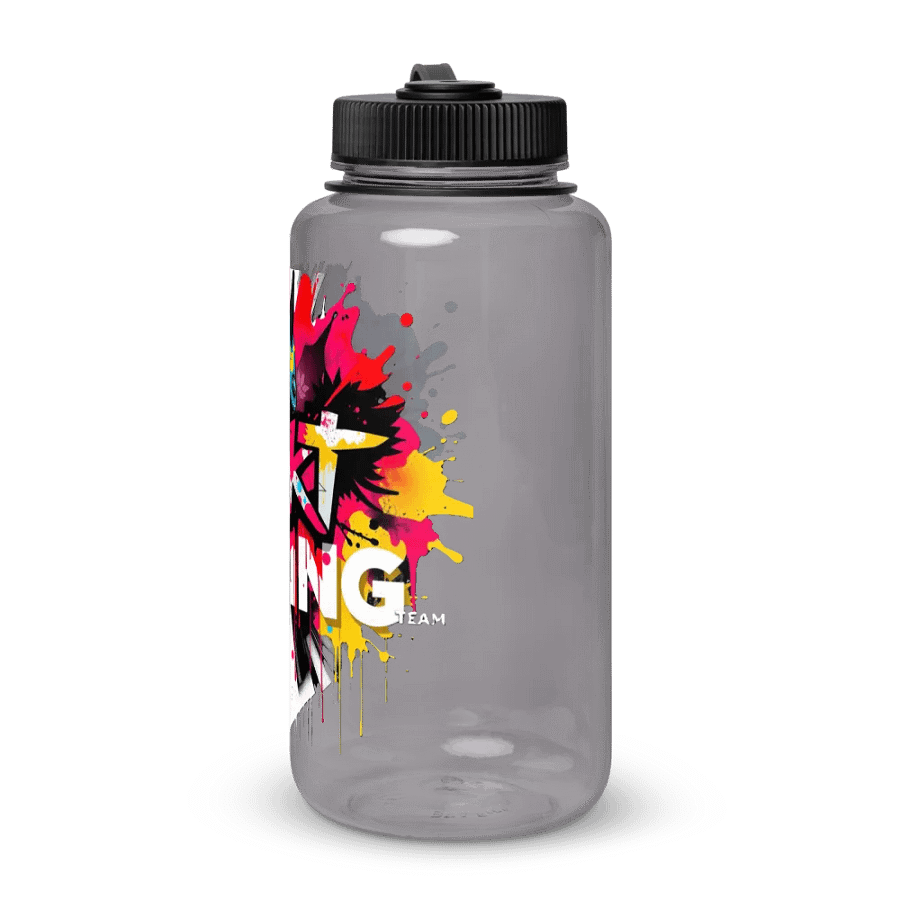 Rekt Gaming Splash Logo Wide Mouth Water Bottle product image (3)