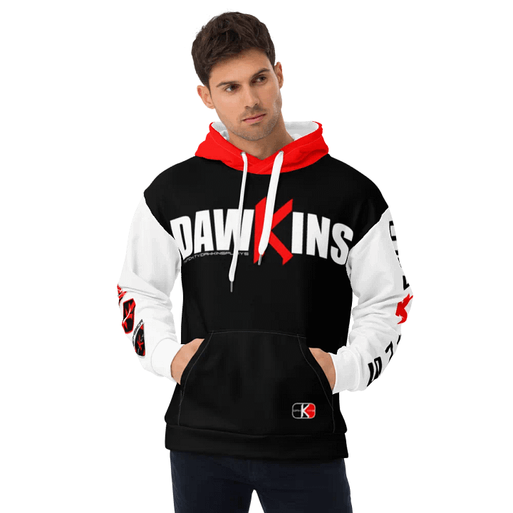 Dawkins White Stripe Hoodie product image (1)