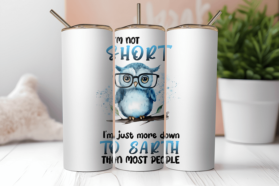 Wise Owl Tumbler: Embrace Your Down-to-Earth Wisdom! product image (2)