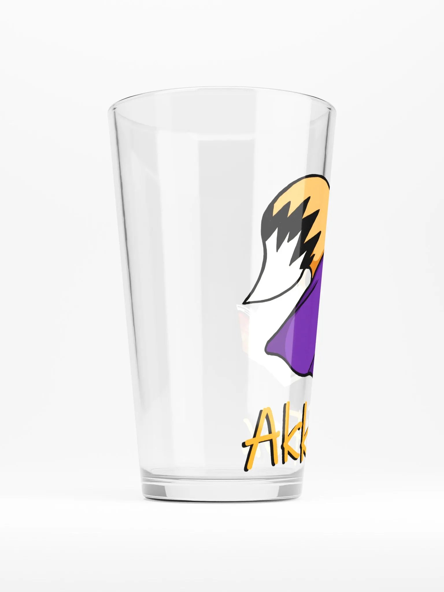 Fox Reading Pint Glass product image (2)