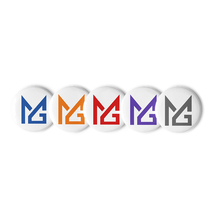 Conjunto de 5 Botões Pin – Design Exclusivo MG product image (1)