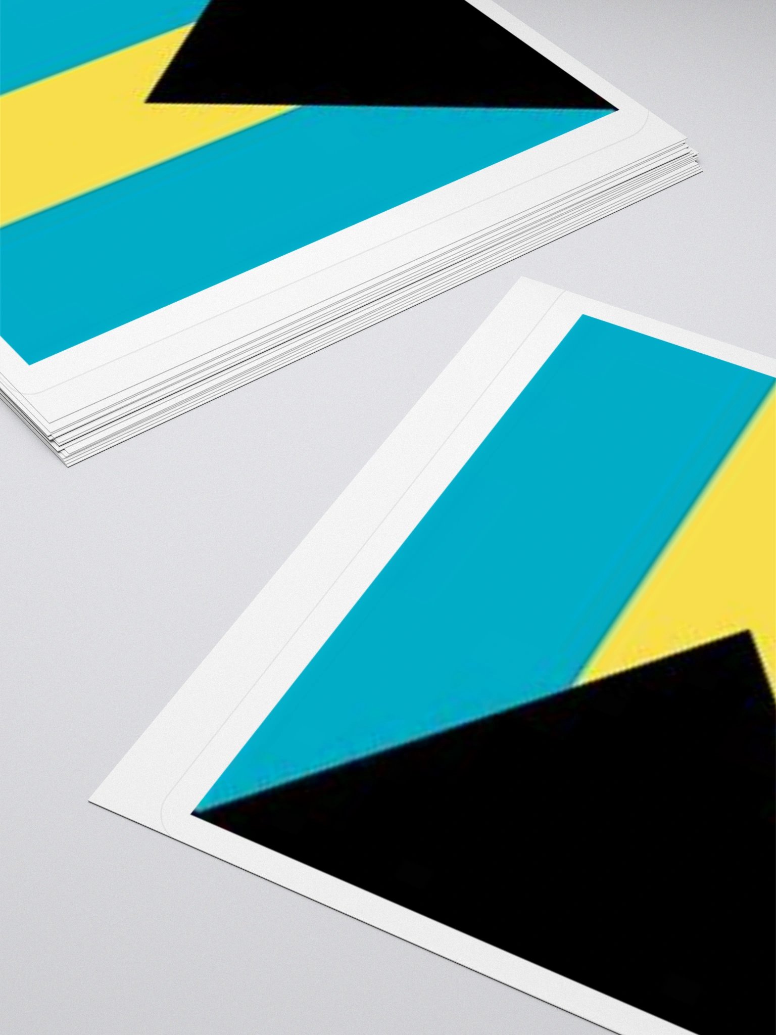 Exclusive Bahamas Flag Kiss-Cut Stickers - High-Quality Vinyl, Multiple Sizes product image (10)