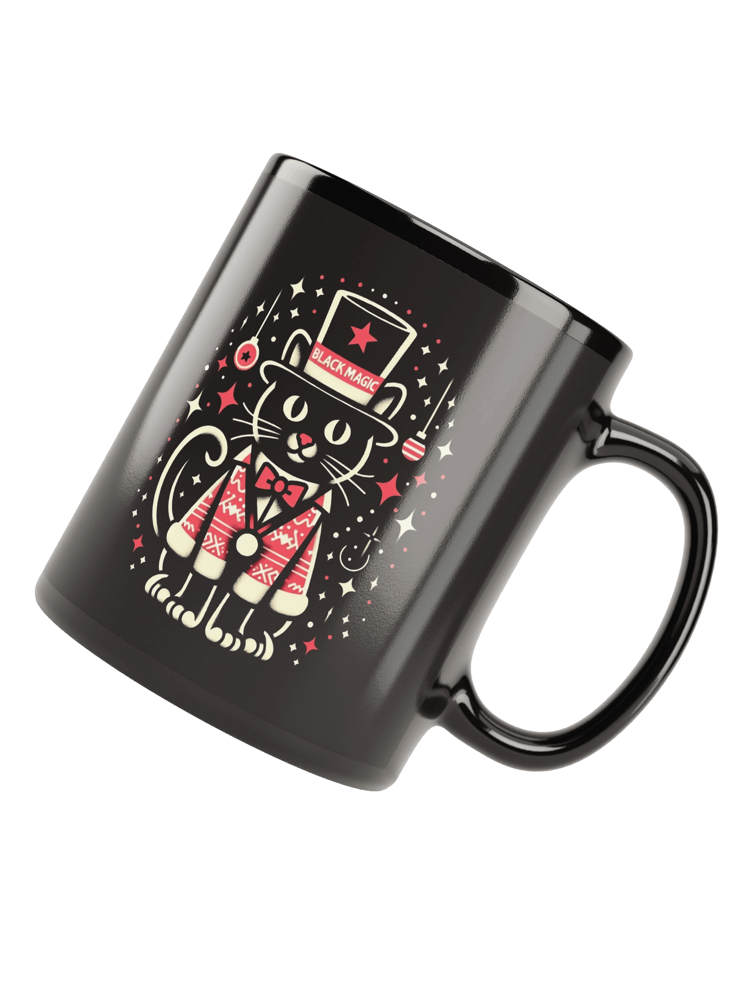 Black Magic Christmas Kitty Mug product image (5)