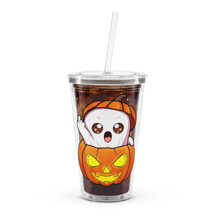 Spooky FU Ghost Pumpkin Tumbler product image (7)