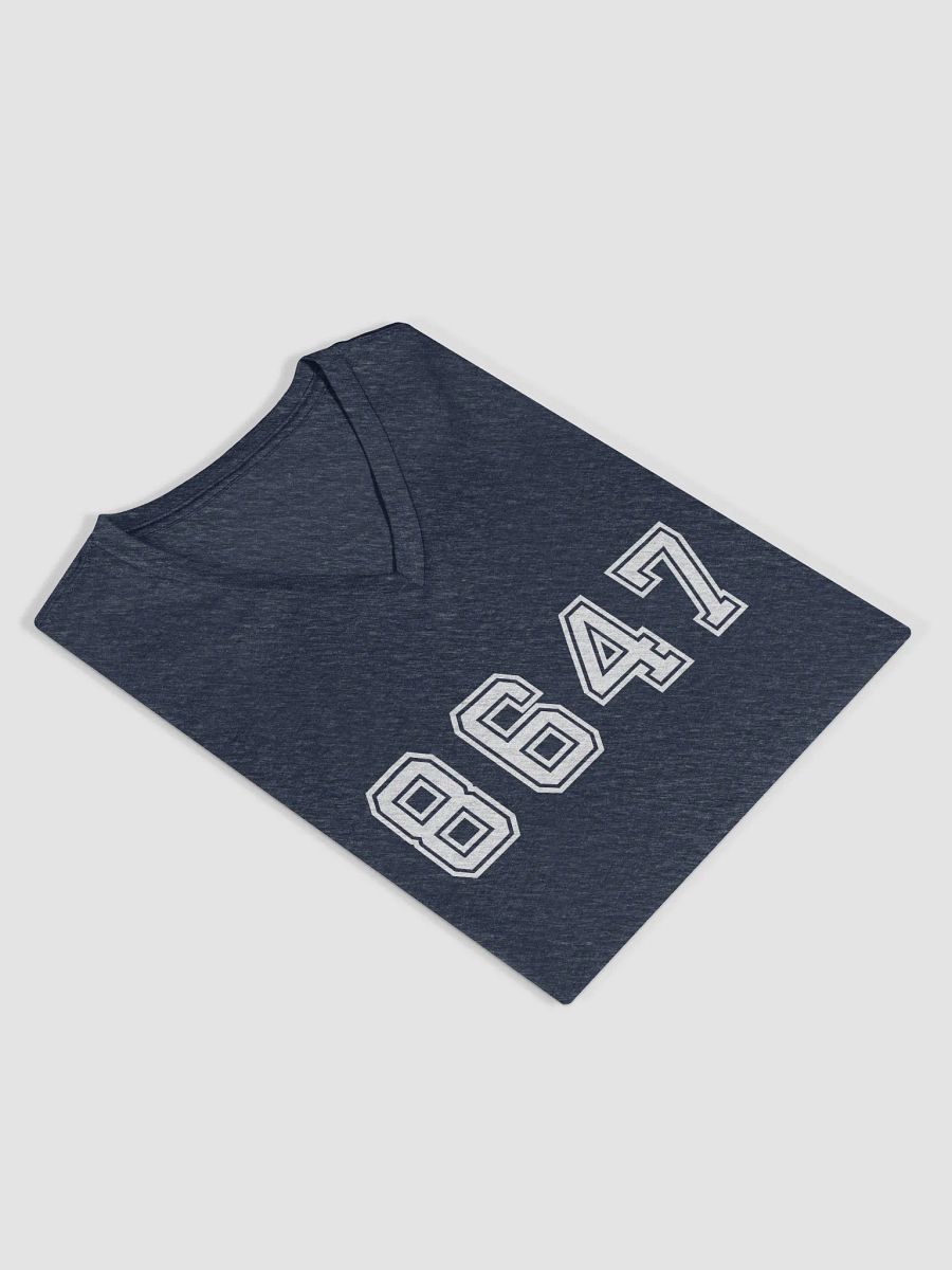8647 College Relaxed V-Neck T-Shirt A product image (45)