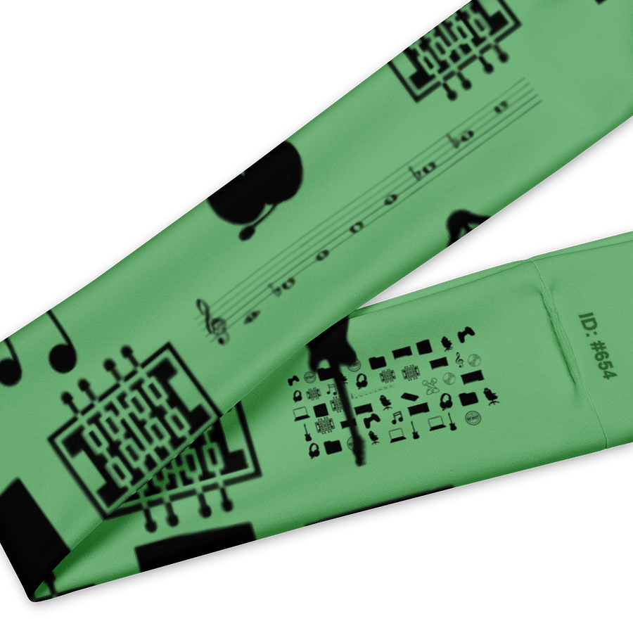Green Vlog Academy All-Over Print Headband product image (3)