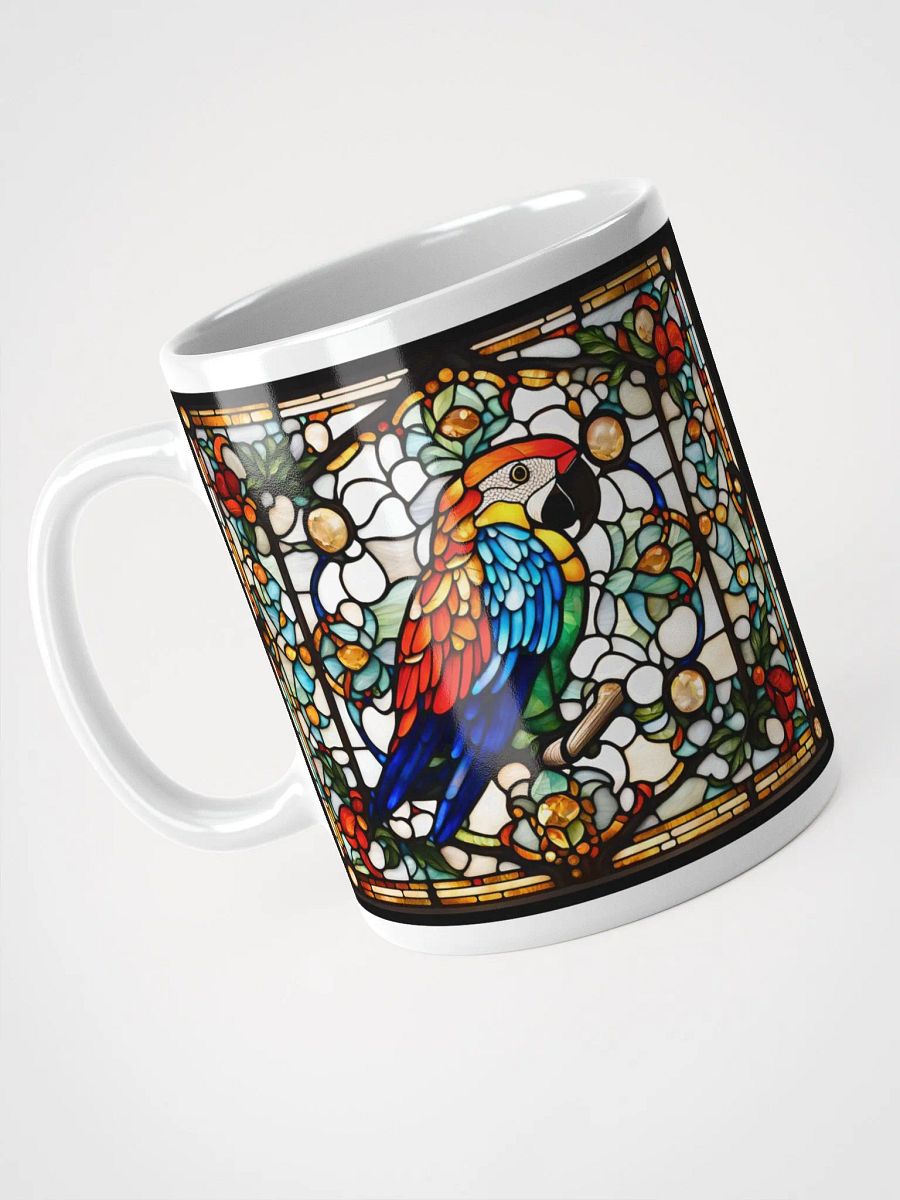 #001 - Scarlet Macaw Stained Glass Mug product image (5)