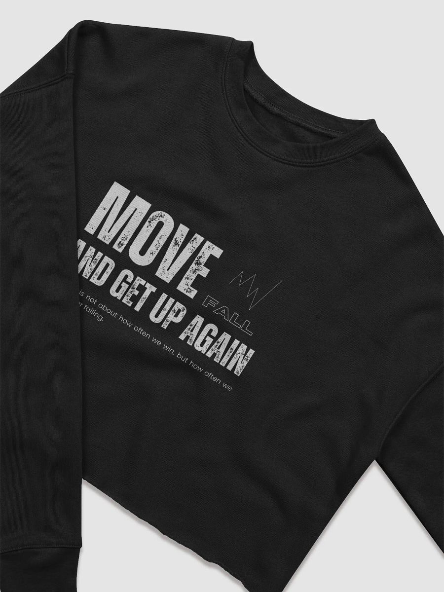 Battle Evening Women's Fleece Crop Sweatshirt product image (2)