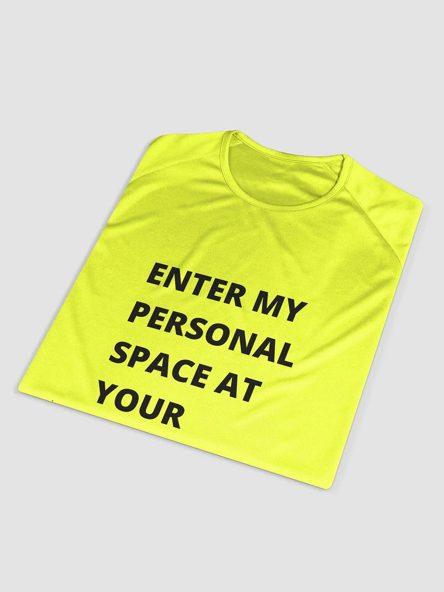 Personal Space Warning Unisex Sports Jersey product image (4)