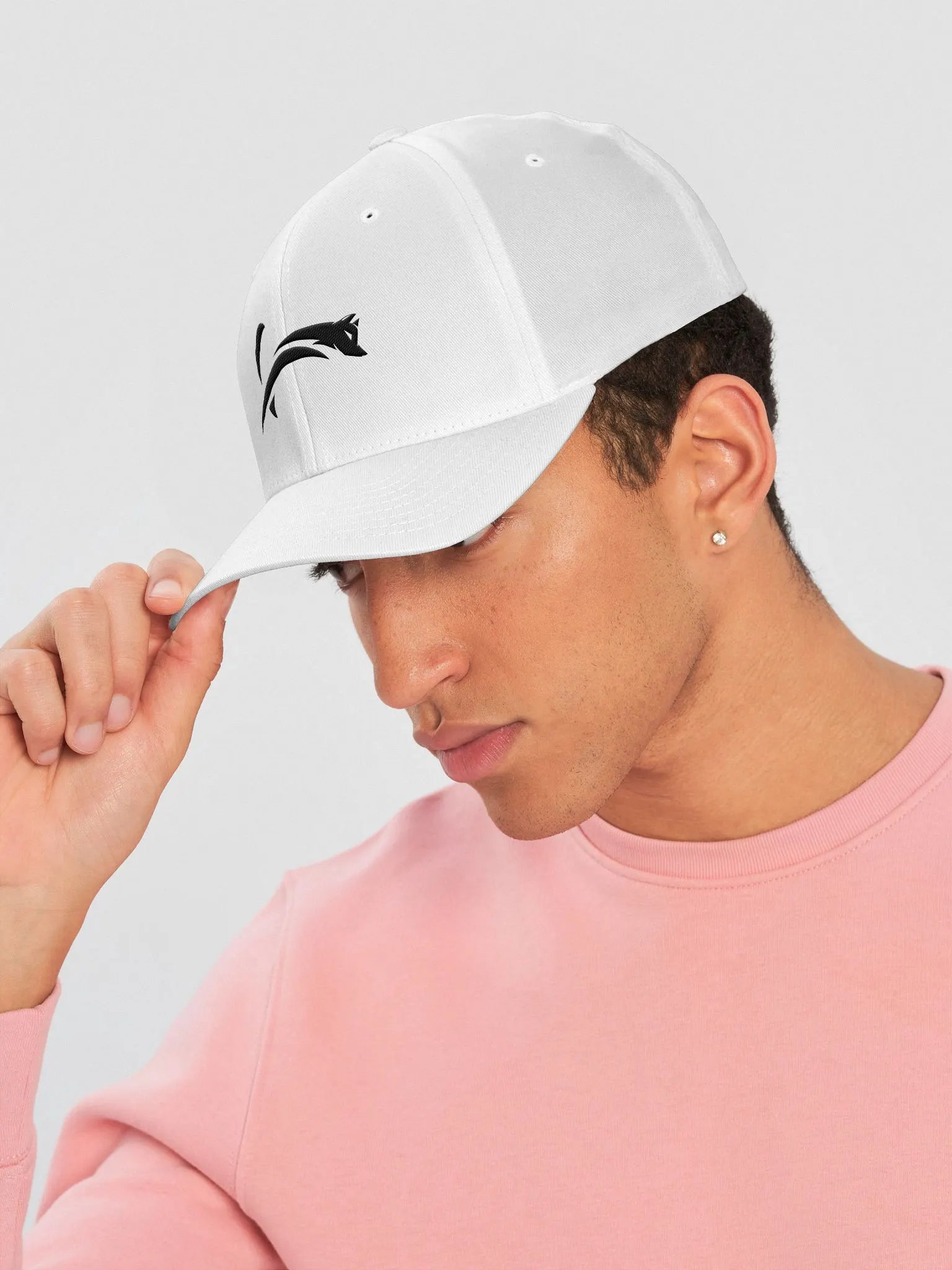 NightFoxx Logo Flex-Fit Hat (White) product image (6)