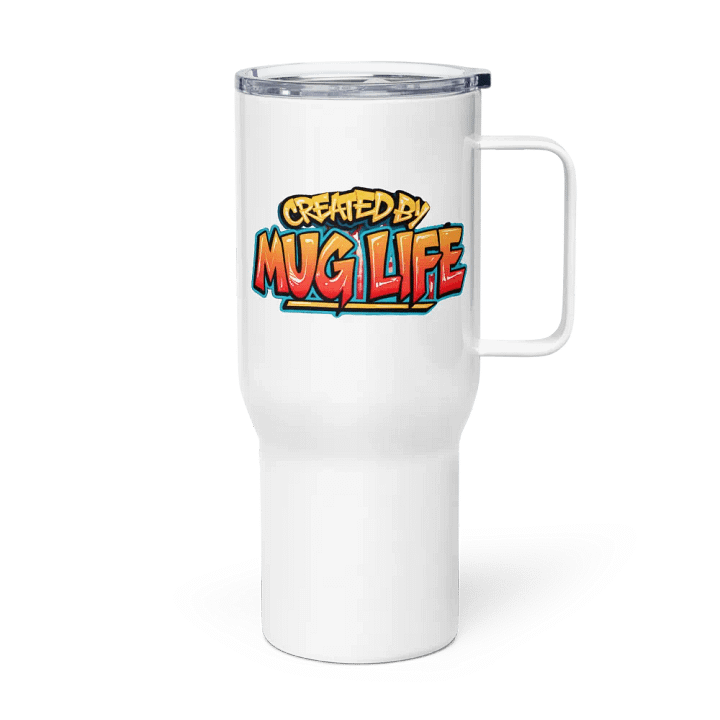 25oz & 40oz Travel Mug with Handle, Lid and Straw product image (2)