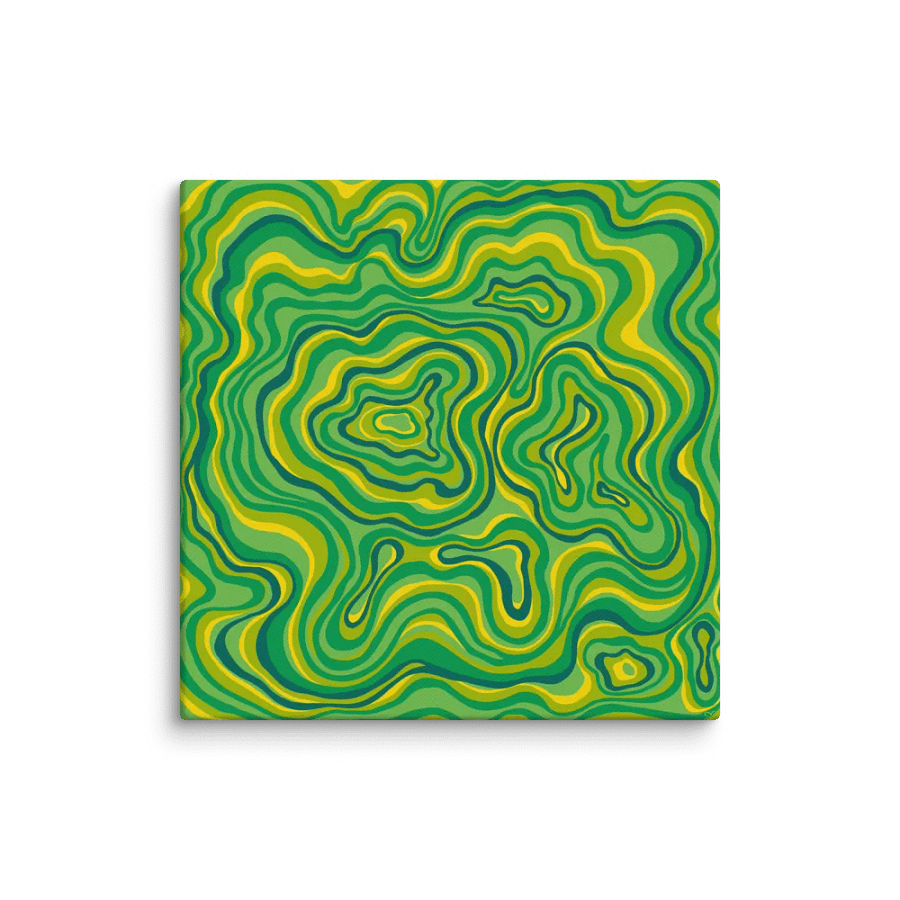 Topographic Tranquility Canvas - Stone No. 3 product image (1)