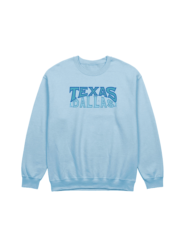 Dallas Texas Blue Crewneck Sweatshirt product image (1)