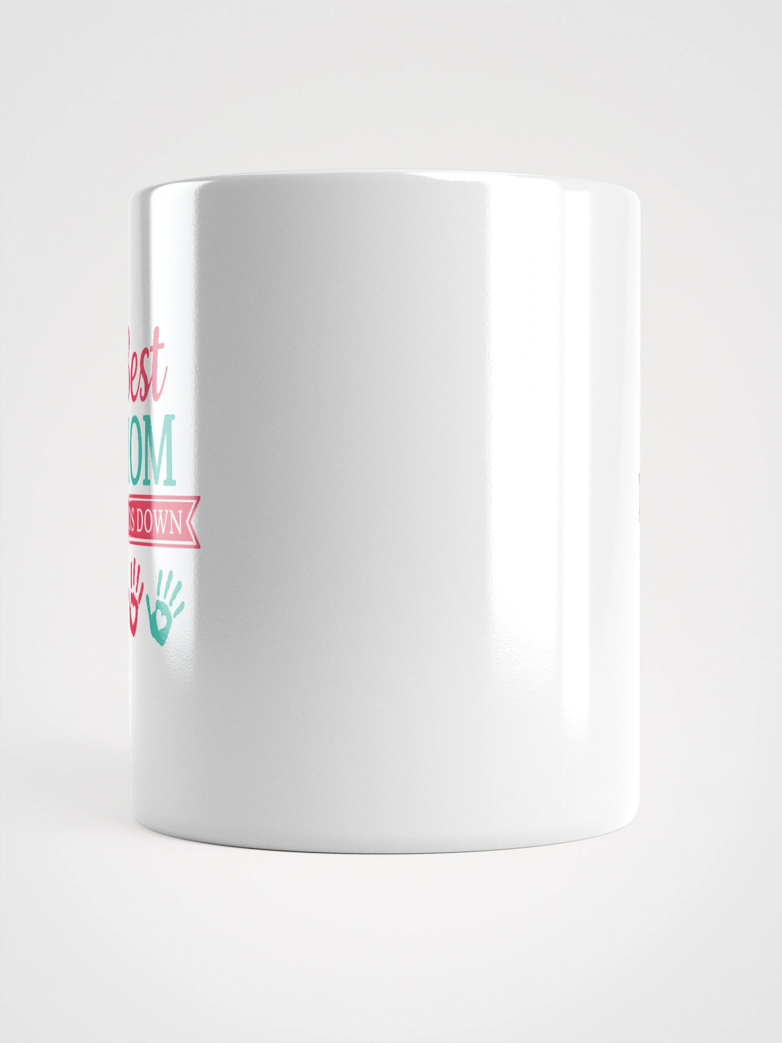 Best Mom Hands Down Mug – Colorful Handprint Coffee Cup Gift for Moms product image (15)