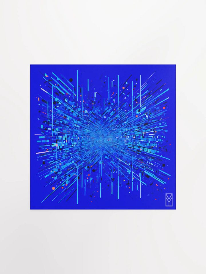 Poster Global Blue Screen: Abstract Interpretation product image (1)