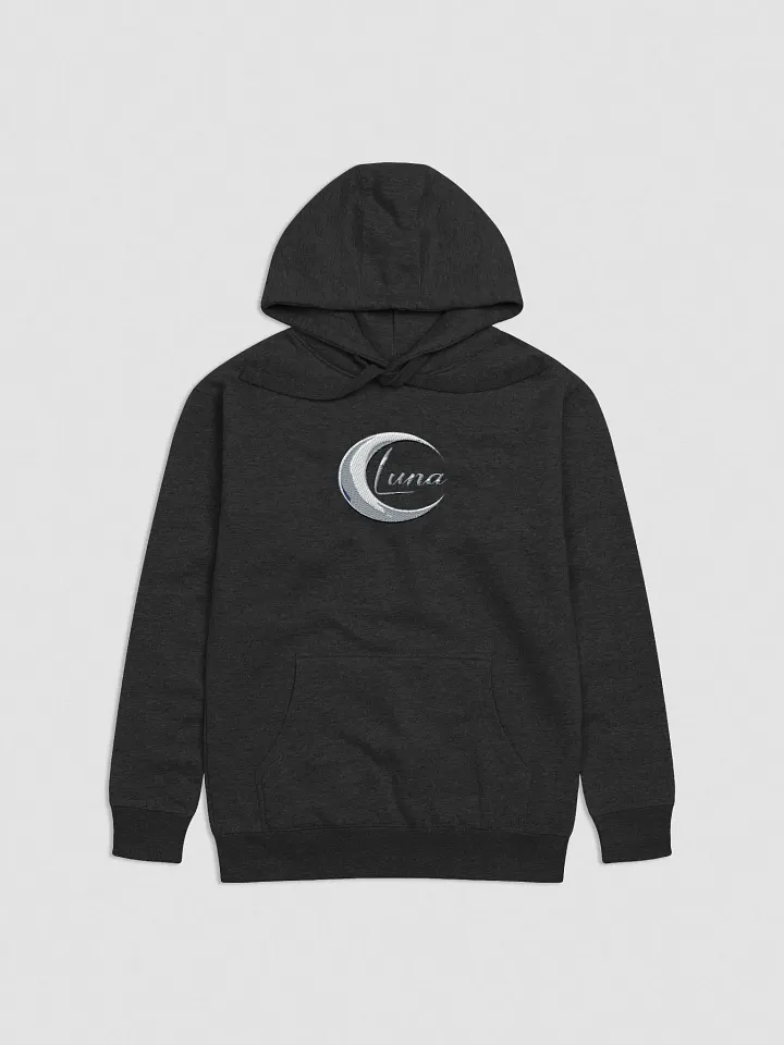 Luna Crescent Unisex Premium Hoodie - Celestial Moon Design - TDSMusic product image (1)