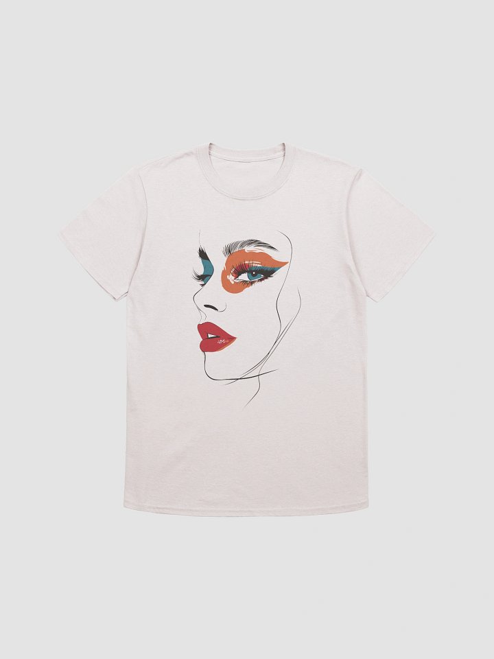 Female Face Line Art T-Shirt – Modern Minimalist Graphic Tee product image (3)