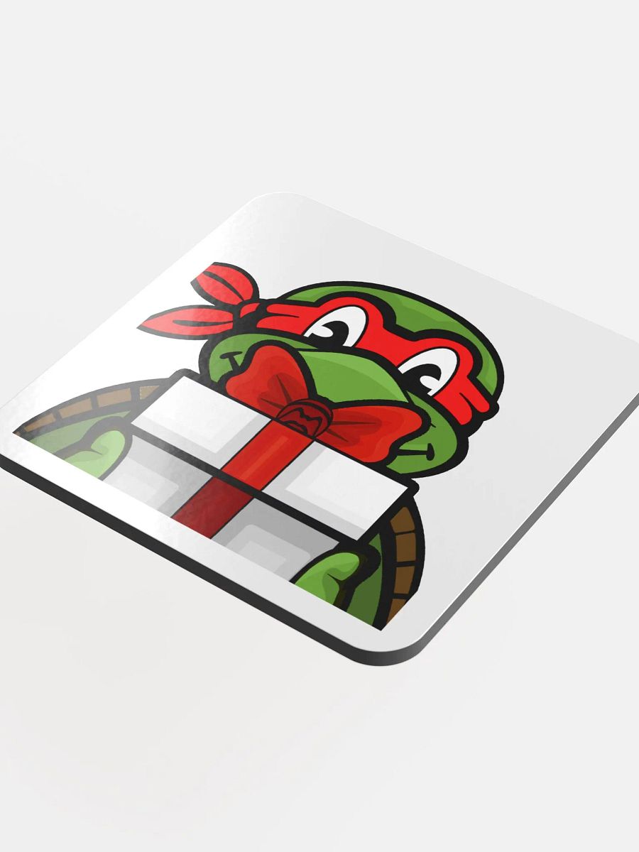 Present Raph Glossed Cork Coaster product image (1)