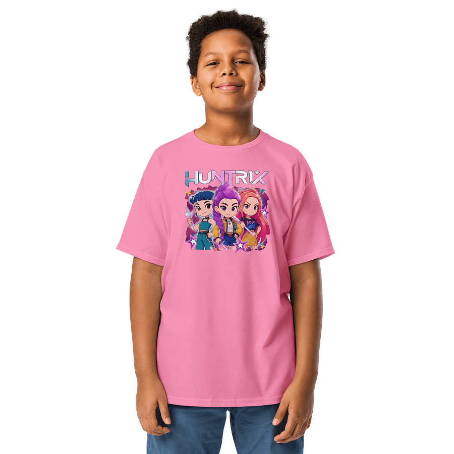 Boy Girl Youth Classic Tee Kpop Demon Hunters Rumi Zoey Mira Graphic product image (1)