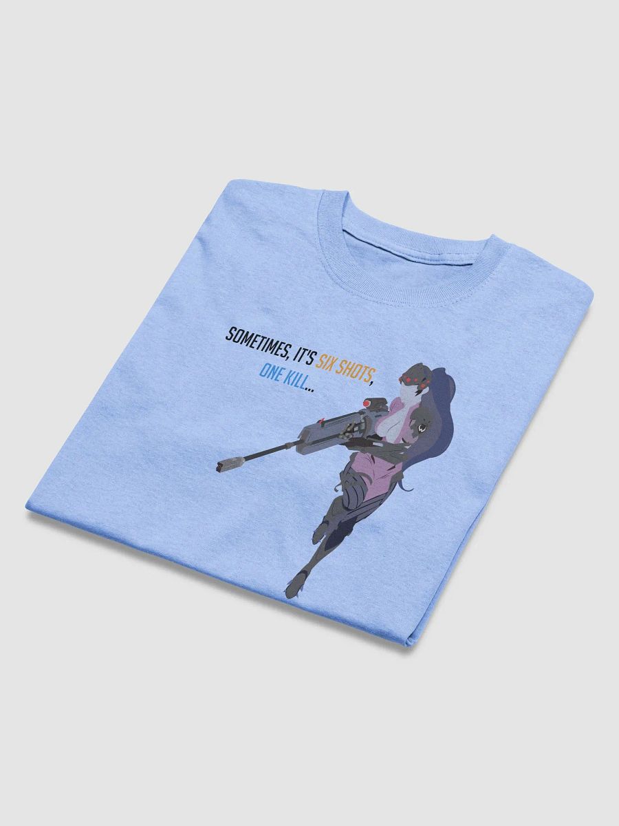 6 Shots, 1 Kill T-Shirt Dark Text product image (3)