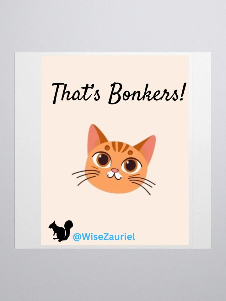 That's Bonker's Sticker product image (1)
