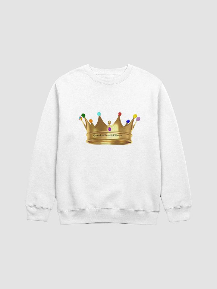 Queendom Beautiful Women Crown Sweatshirt (TM) product image (2)