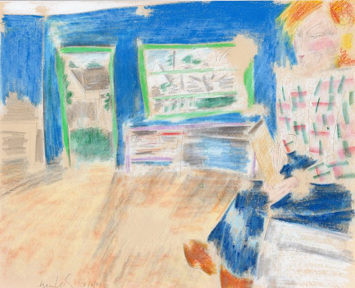 San writing 02.8.87 Print product image (1)