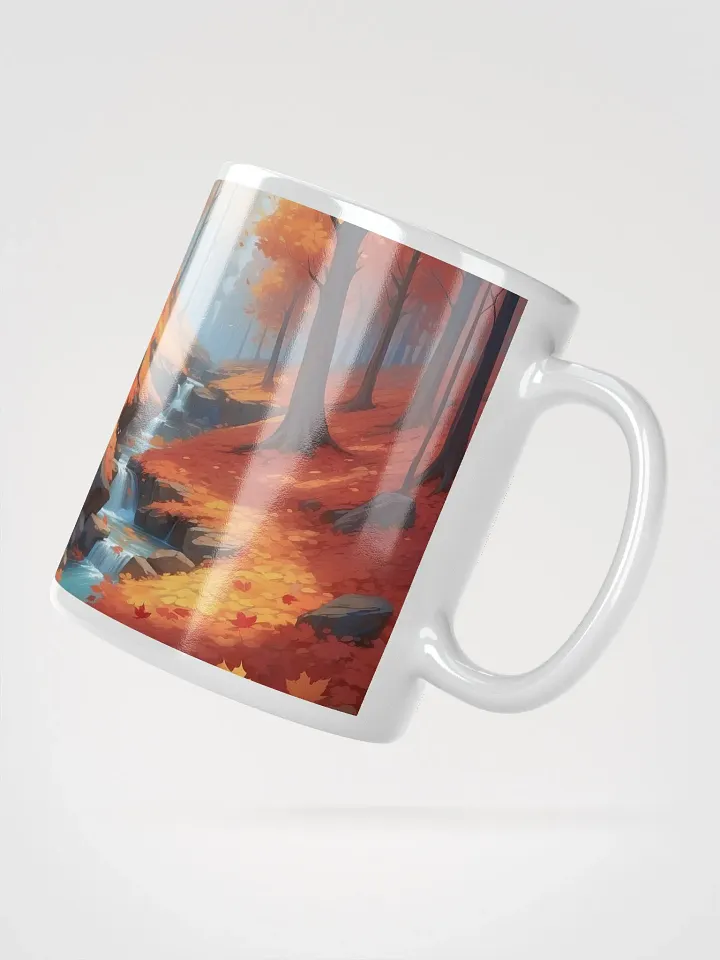 Crimson Cascade Ceramic Mug product image (2)