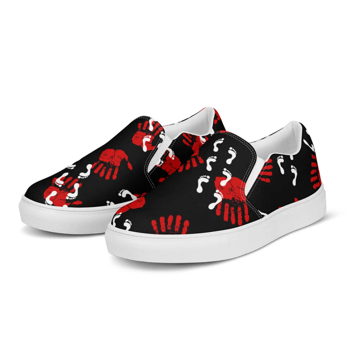 mens ghost print slip on product image (2)