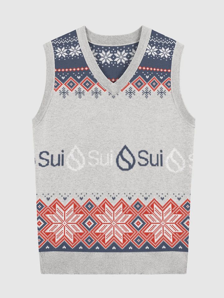 Knitted V-Neck Vest product image (4)