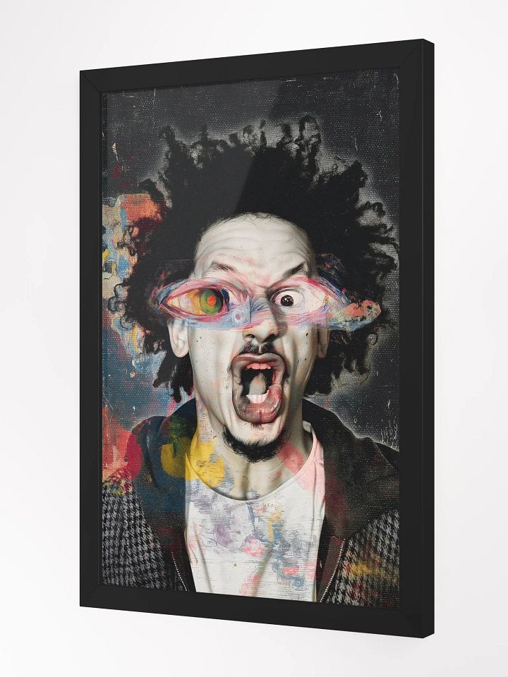 Surreal Eric Andre Eco-Friendly Ayous Wood Framed Matte Poster product image (3)