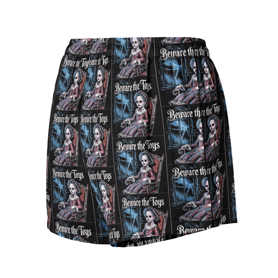 Midnight Veil Designs - Gothic "Beware the Toys" All-Over Print Women's Pyjama Shorts product image (3)
