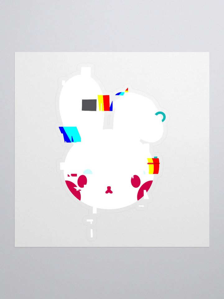 GlitchBun Sticker product image (1)
