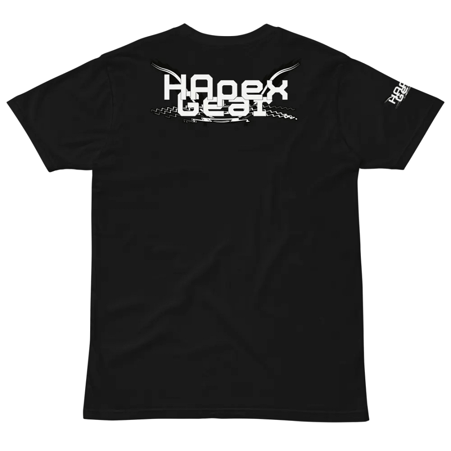 Unisex Premium T-Shirt - Print Embroidered - White HApex Gear White Logo product image (4)